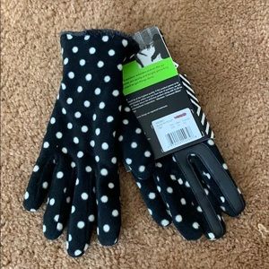 Isotoner Polkadot Gloves